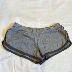 Grey jersey shorts size M
